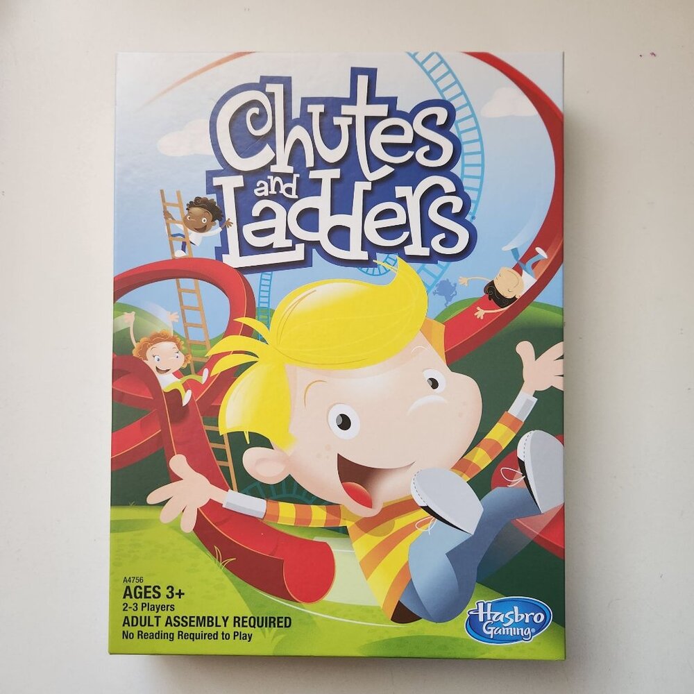 Chutes And Ladders Board Game For Ages 3+ Hasbro Gaming  Family Fun Game